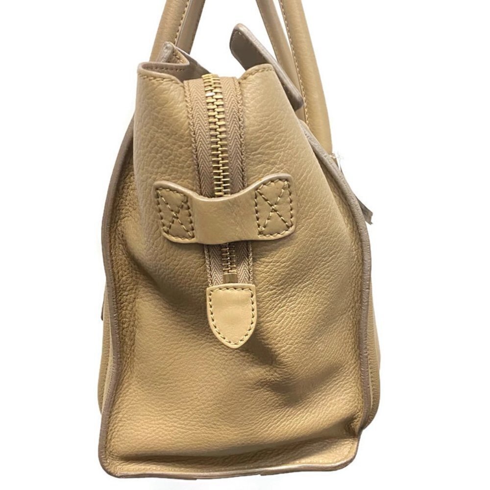 Celine - Taupe Mini Luggage Tote - Picture 3 of 10